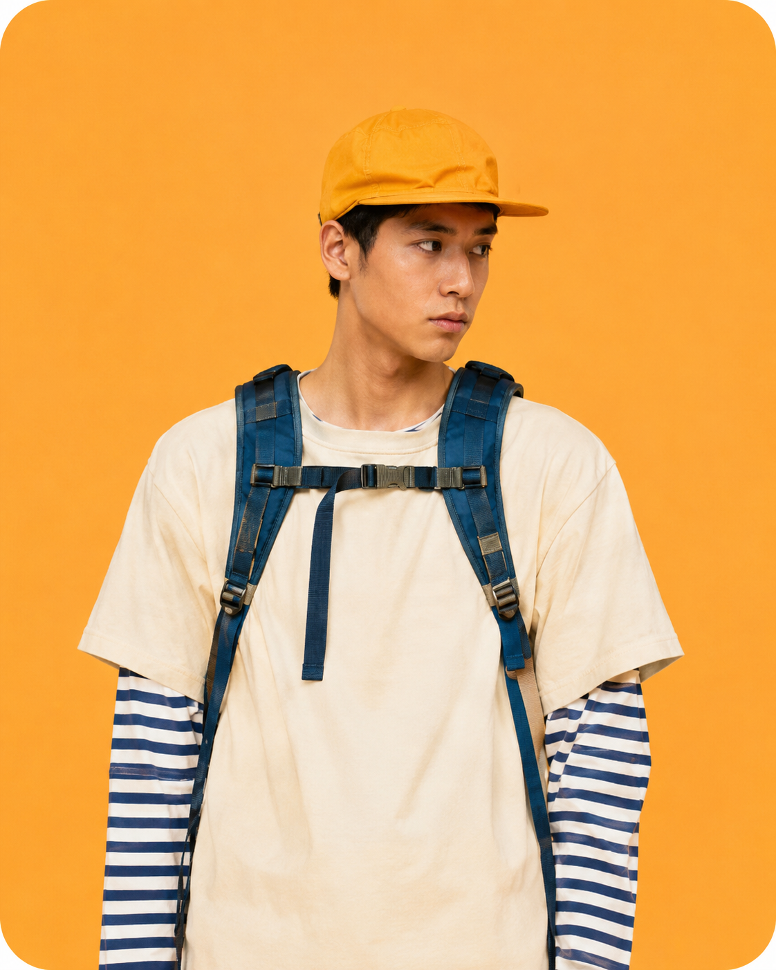 boy with a cap